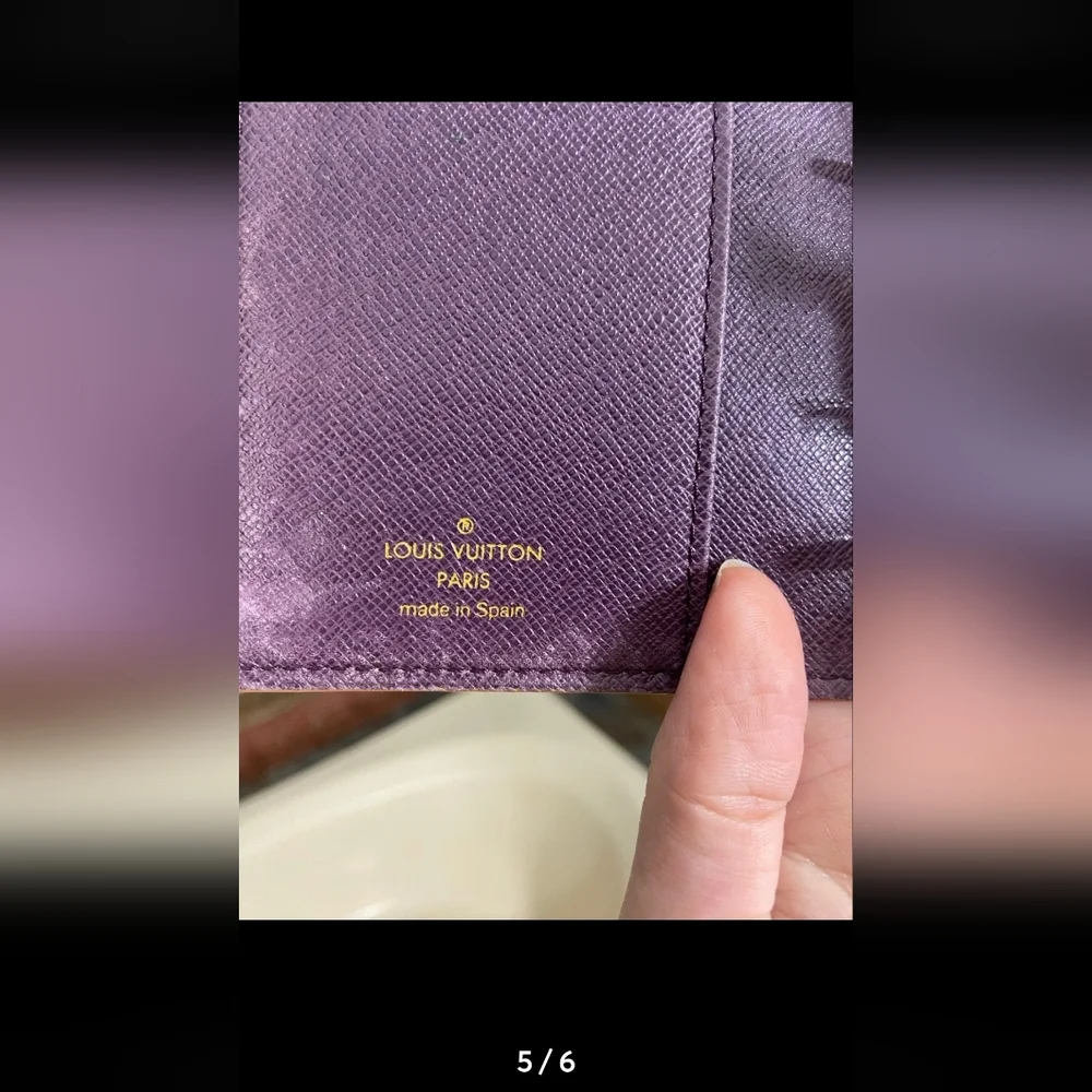 Louis Vuitton Preloved Yellow Leather Agenda  Was Mine Dust Cover Code
